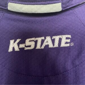 *Final Sale Kansas State Wildcats Nike Men's purple Polo Shirt SZ L.
